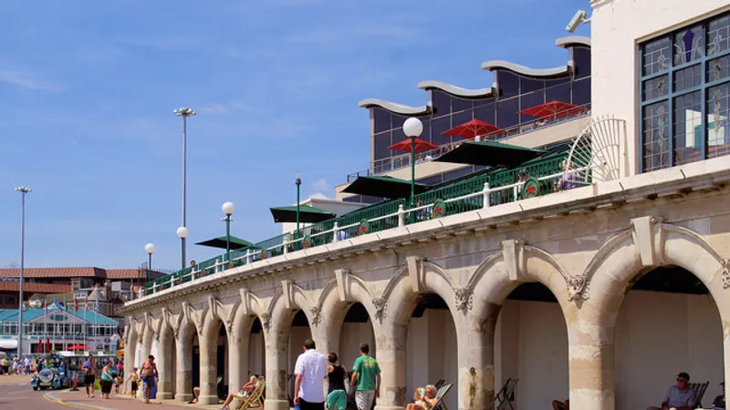 Bournemouth seafront and beach