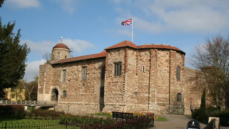 Colchester Castle and its grounds, Colchester
