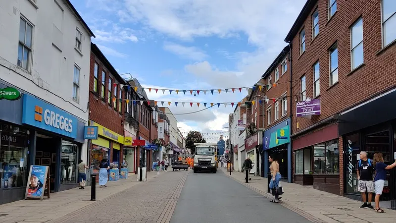 Castle Street in Hinckley town centre