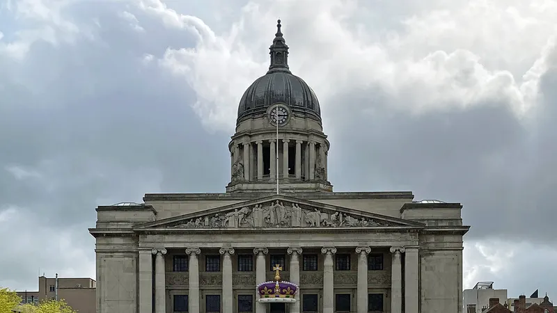 Nottingham Council House in the Old Market Square