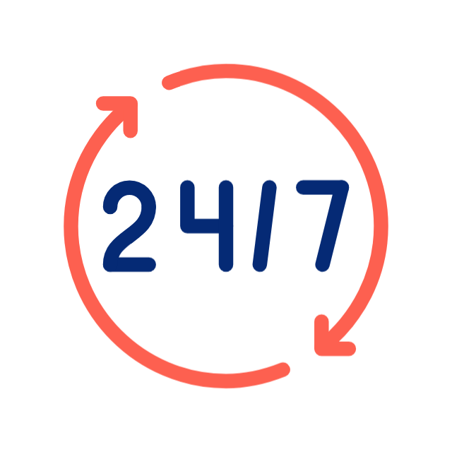 24/7 Availability