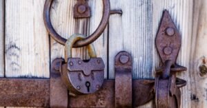 old lock seized won't turn