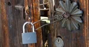 old lock seized won't turn