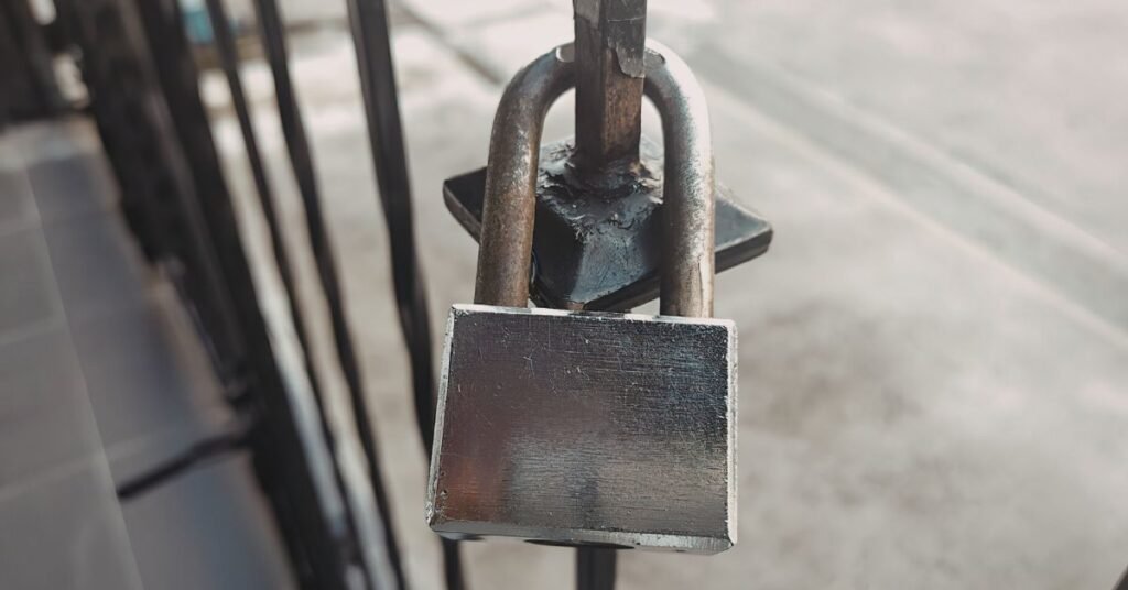 padlock stuck won't open