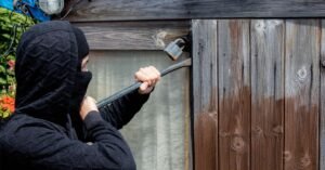 how do burglars break into houses