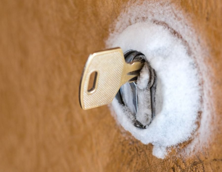 frozen lock won't open