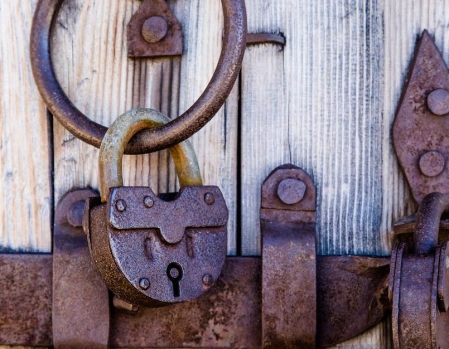 old lock seized won't turn